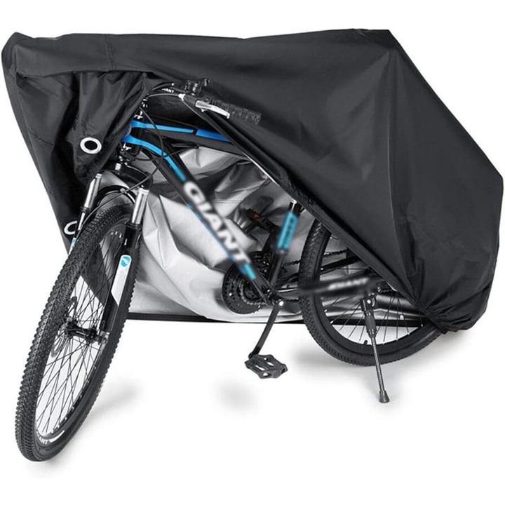 Husa bicicleta Nyganmelloz, impermeabila, protectie UV si intemperii, 200x70x110cm, negru