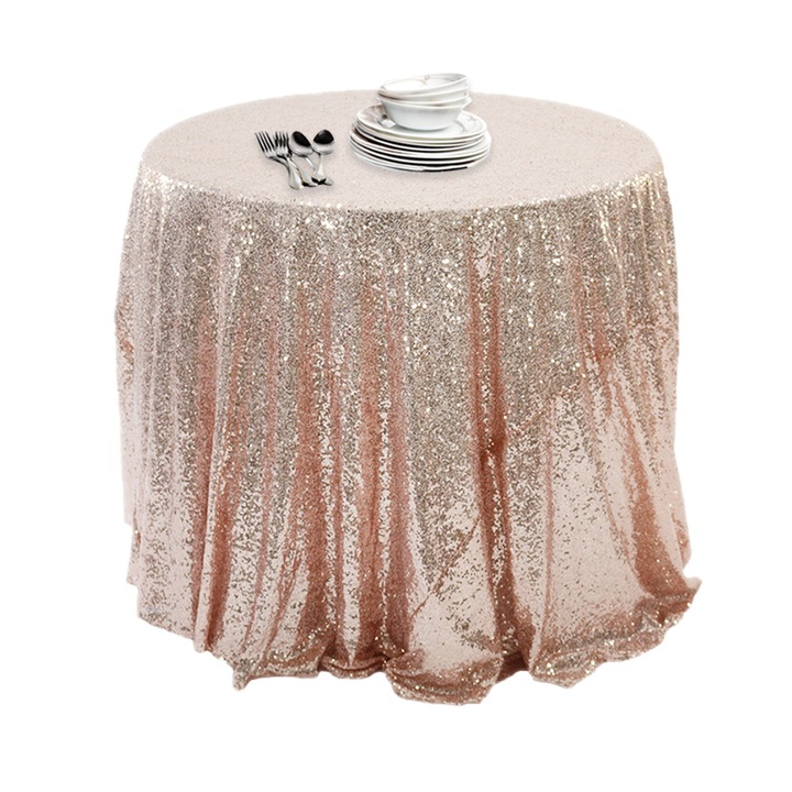 Terítő, Jormftte, 120cmx180cm, rózsaarany, 1 darabos készlet