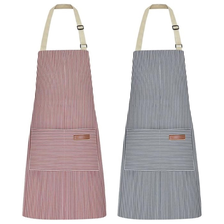 Sort bucatarie reglabil, bumbac poliester, buzunare duble, unisex