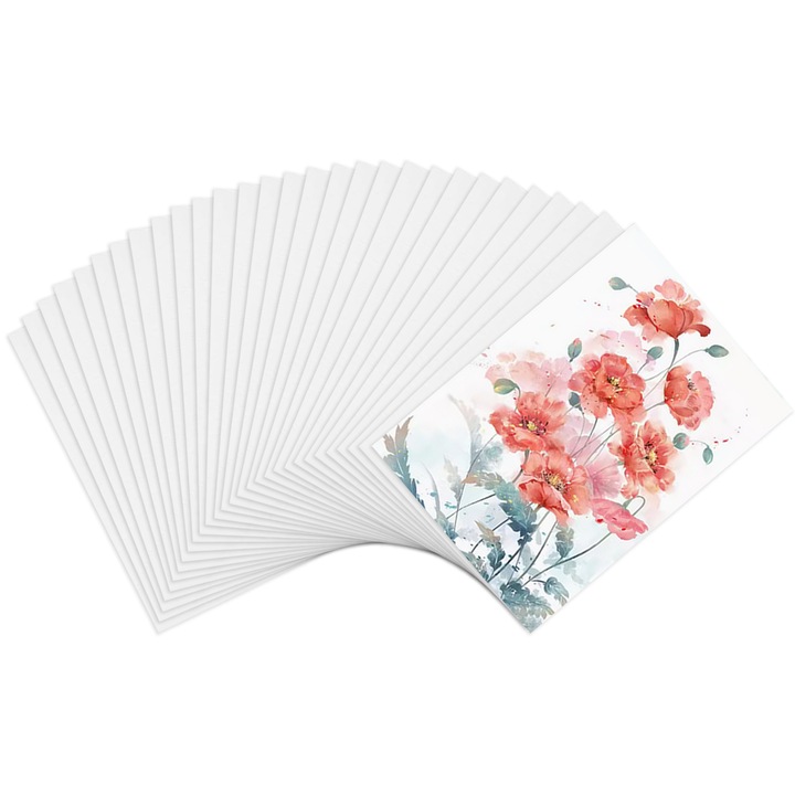 Hartie acuarela AMRINUGL A6 300gsm presata la rece bumbac rag 50 foi