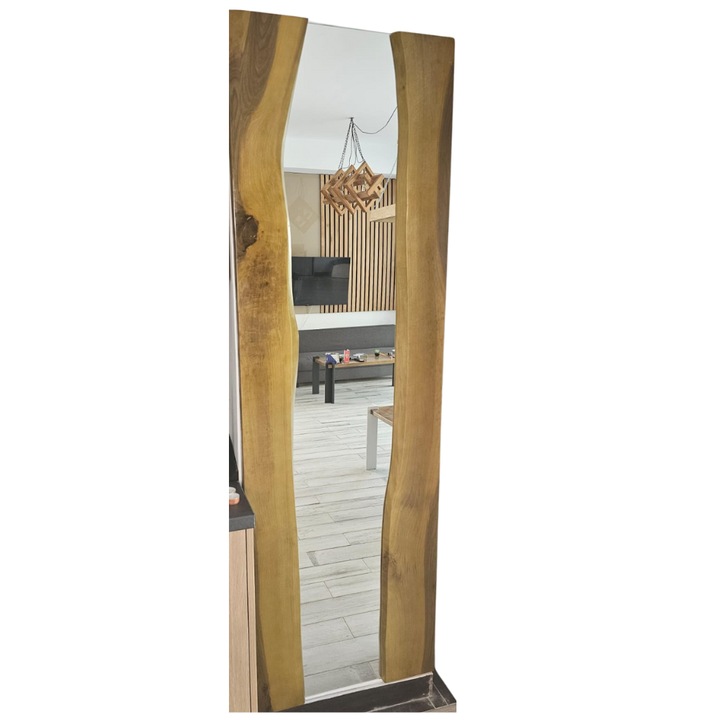 Tömör diófa tükör, 200×68 cm