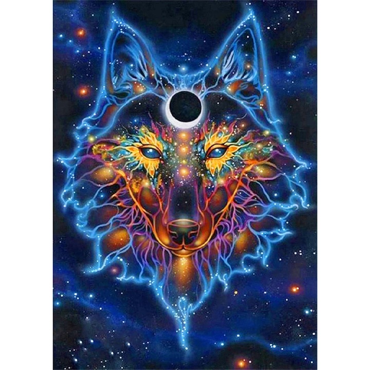 Set de Artizanat Norimpex, mosaic, Luminoasa in Intuneric, Lup, 30x40cm