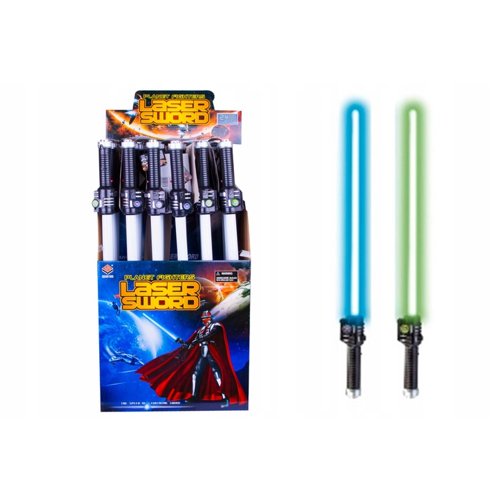 Sabie Luminoasa Norimpex, 2 Culori, cu Sunete, 6+, Multicolor