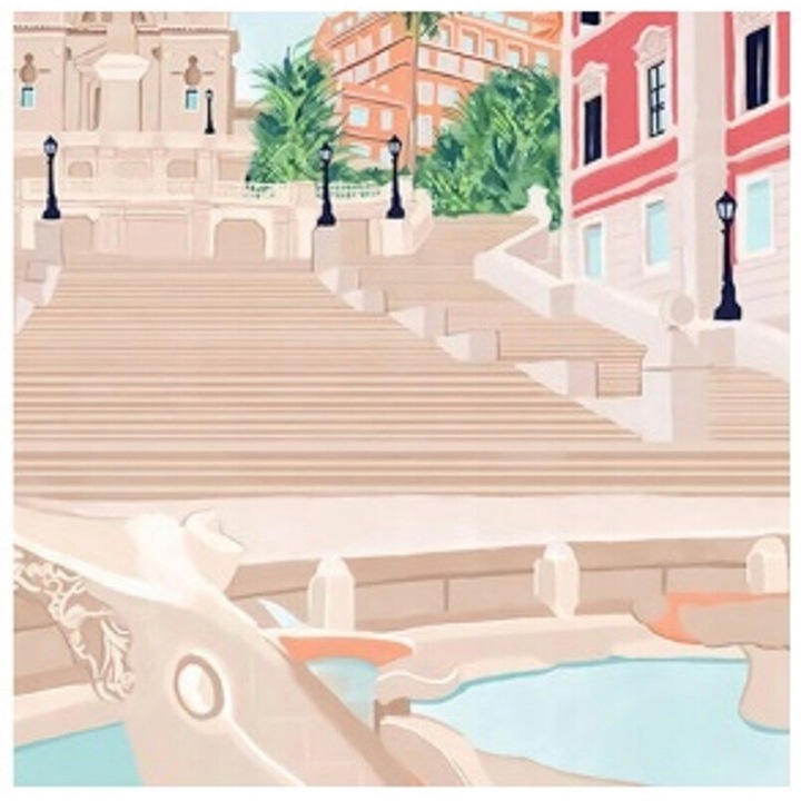 Set de Artizanat Norimpex, Mozaica cu Diamante, "Scari Spaniole", 30x40cm