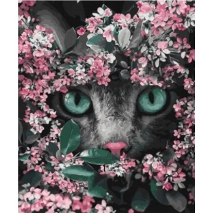 Set de Artizanat Norimpex, tablou din cristale, multicolor, 30x40cm