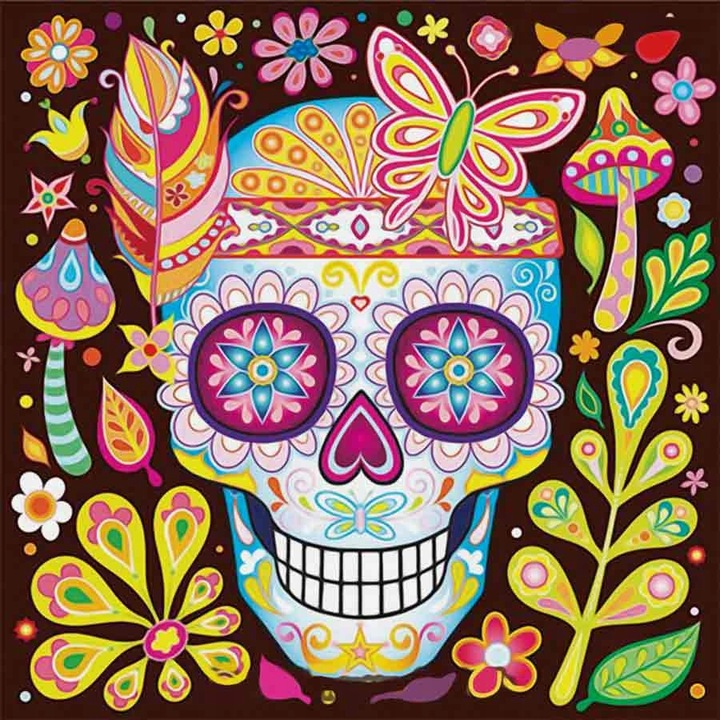 Set de artizanat mozaica diamentata "Mandala", 30x40cm, multicolor