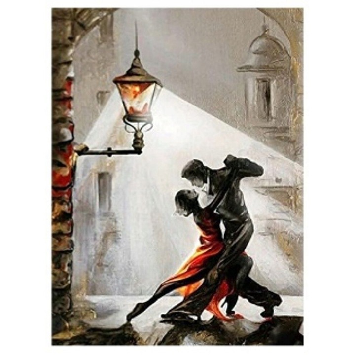 Set de Artizanat Norimpex, Mozaica cu Diamante, Femeie si Barbat, 30x40cm