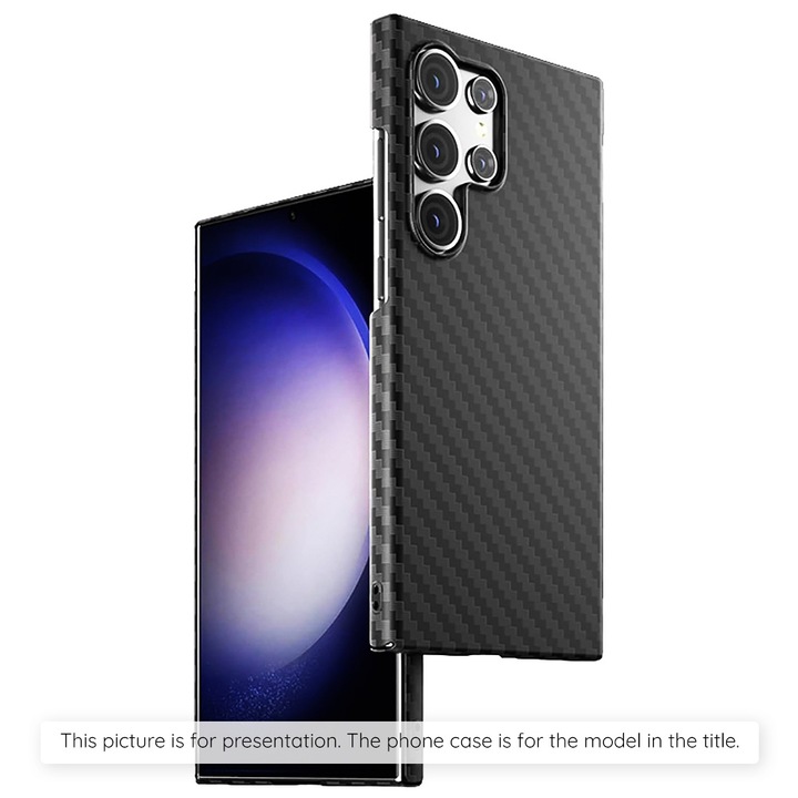 fixGuard Carbonite FiberShell tok Samsung Galaxy Note 20 Ultra / Note 20 Ultra 5G telefonhoz - fekete