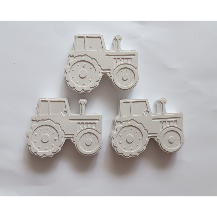 Gipsz autók, Festéshez 10, 5cmx8, 5cm-3 db