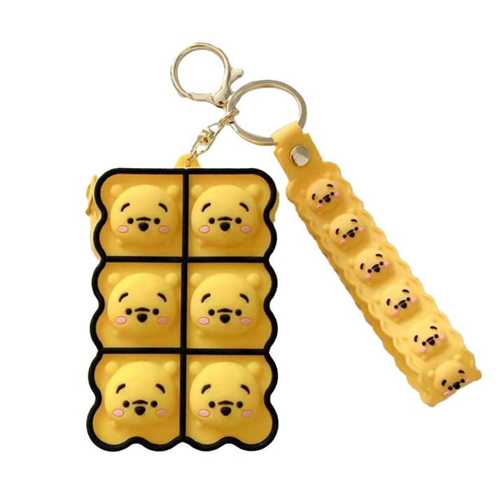 Játék pénztárca lányoknak, gyerekeknek, tiniknek, Kawaii aranyos rajzfilm érme pénztárca, 2-es stílus