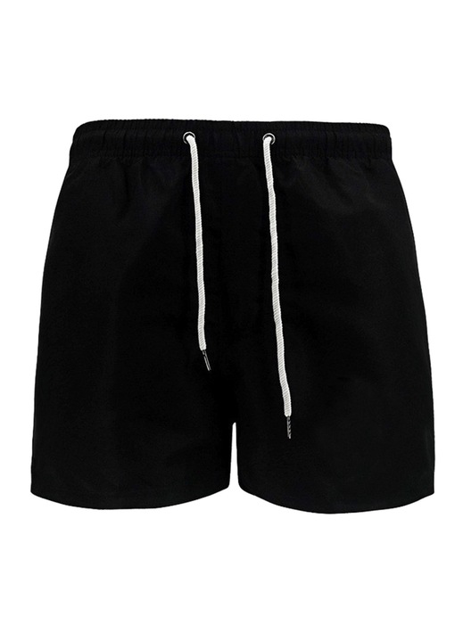 Мъжки бански, BGHYHYHI, Полиамид, Черен, Черен, L