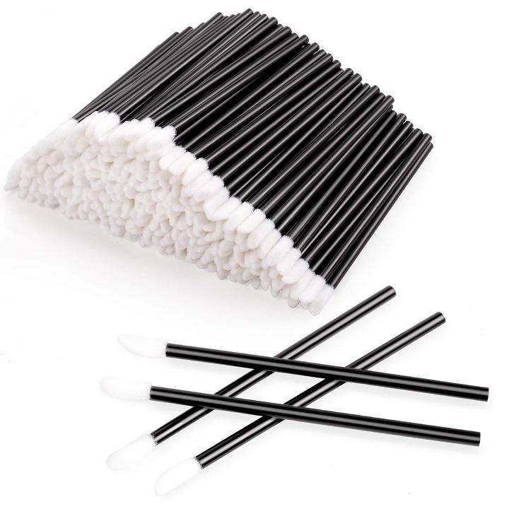 Set 300 Pcs Aplicatoare de Buze Zeaicos, Multicolor, Solid