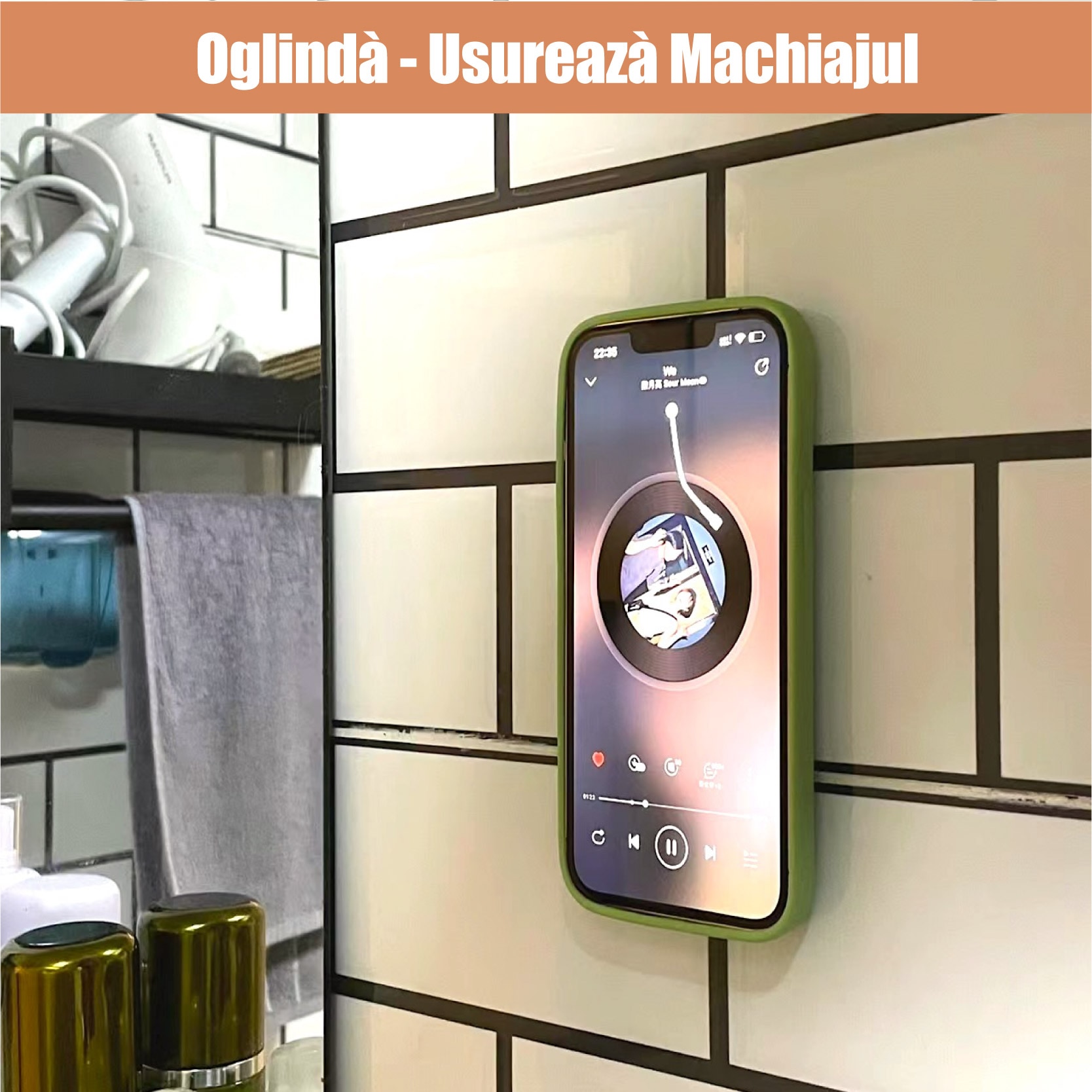 Husa pentru telefon FanFox™, Iphone 15, Cu Ventuza Din Silicon, Roz