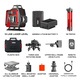 Nivela Laser 4D, Folixs®, Profesionala, 16 linii, 4x360º, IP-54, Precizie milimetrica, ± 3° domeniu lucru 30 m, 515 nm dioda laser, cu Telecomanda, cu Trepied, Rosie/Negru