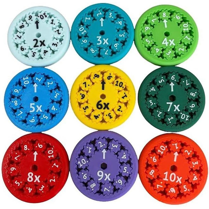 9 db-os VICTINY oktatójáték készlet: spinner / szorzás / osztás / számolás