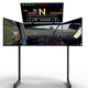 Next Level Racing Elite Freestanding Quad Monitor Stand Carbon Grey