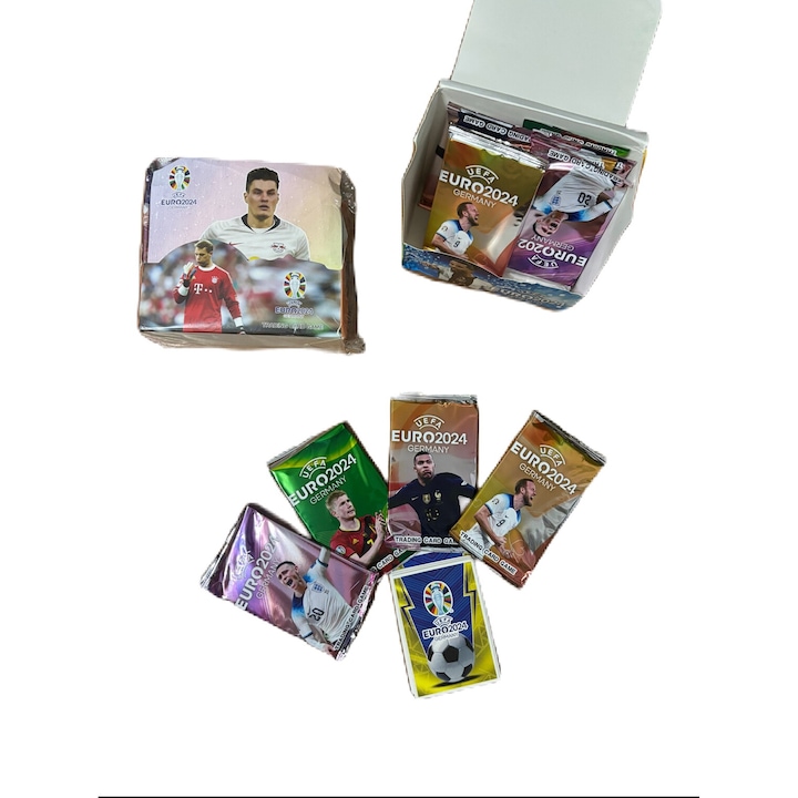 BimBimBo 360 kártyakészlet híres UEFA 2024 labdarúgókkal