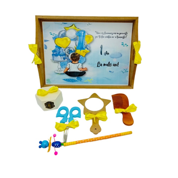 Set tava pentru taierea motului, personalizat baloane