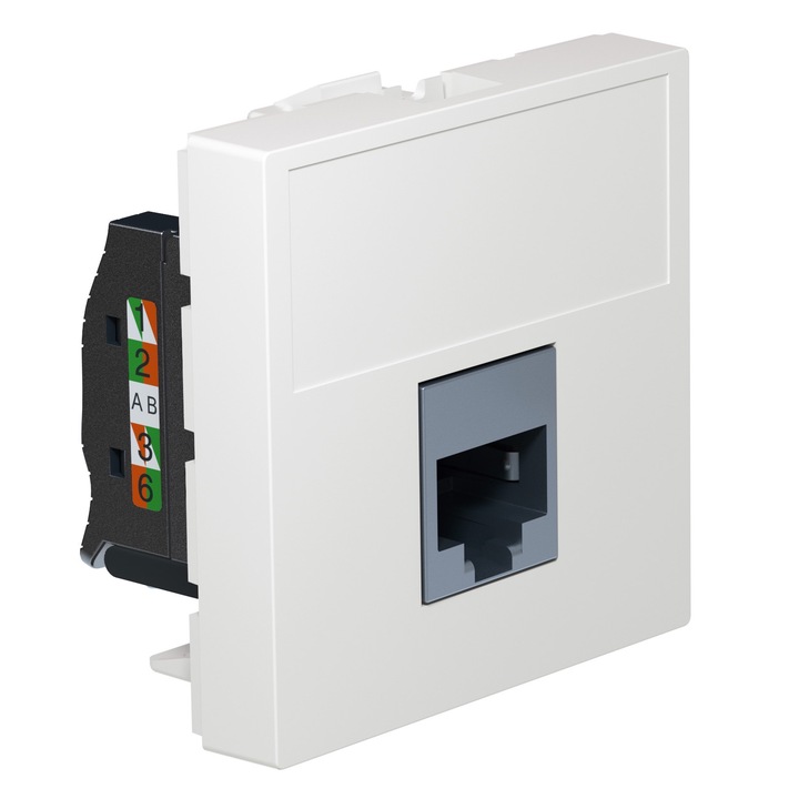 Комплект 10 гнезда RJ45 2 модула, 1 порт, C6 UTP, Linkeo C Legrand