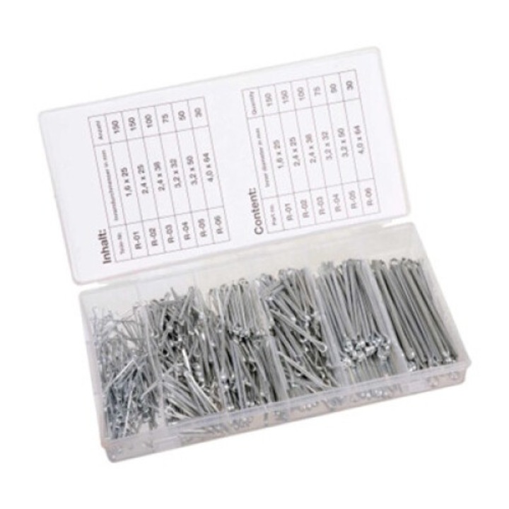 Set profesional de colturi de fixare, Technic, 555 de piese