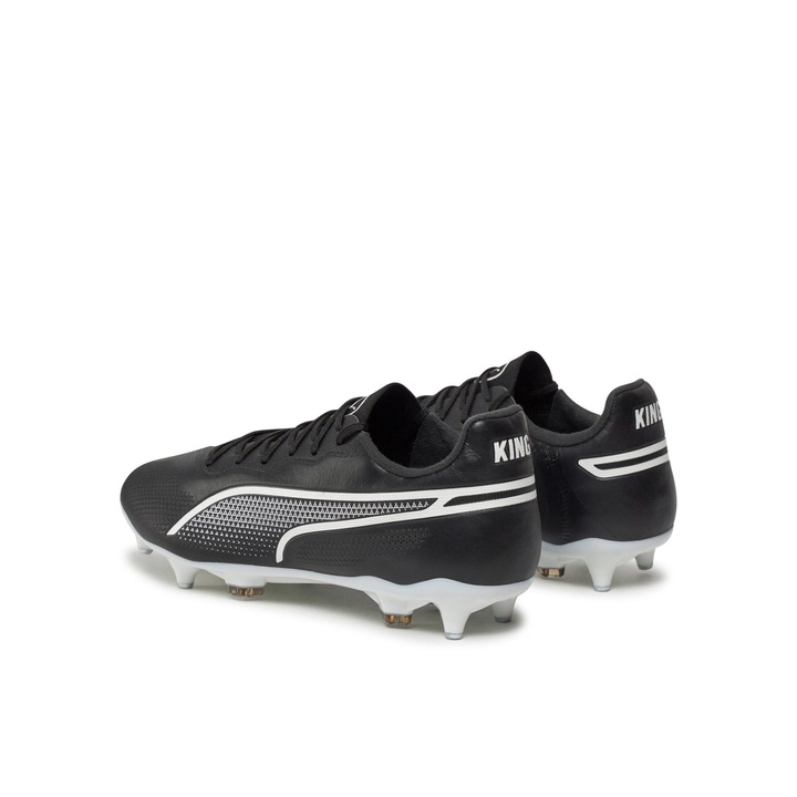 Pantofi sport barbati, Puma, 84888, Piele naturala, Negru, 40 EU