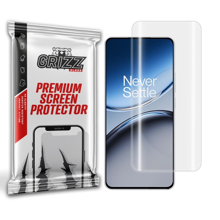 Folie de protectie Grizz Glass Hydrofilm, instalare usoara, transparenta, compatibila cu OnePlus Nord 4