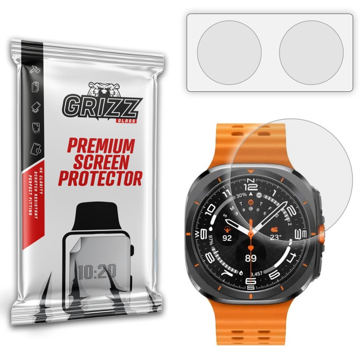 Grizz Glass PaperScreen védőfólia, matt, tükröződésmentes, Samsung Galaxy Watch Ultra, átlátszó