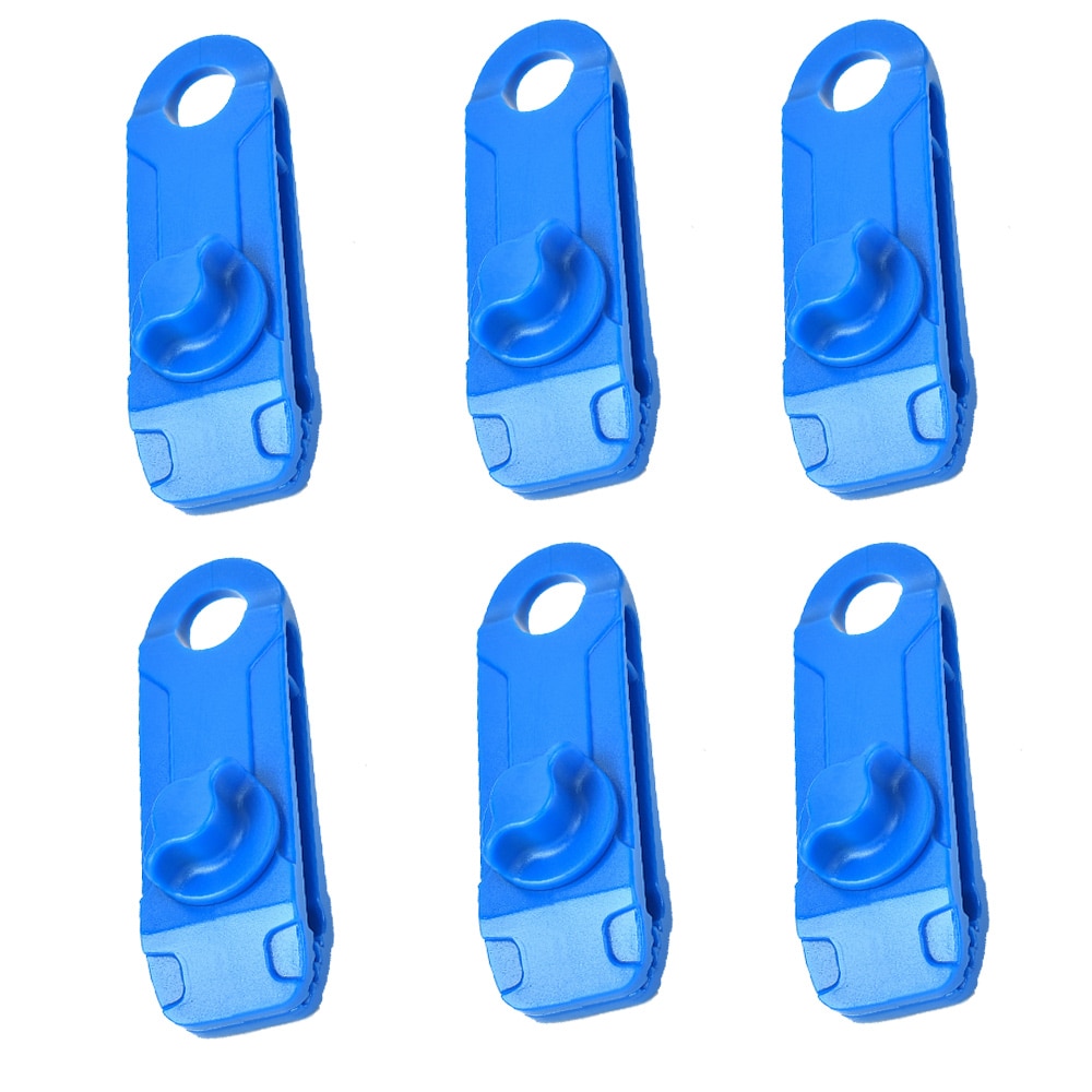【Dirp Chair】 TARPtoTARP× basta_redskapet Clips pentru tarp, BGHYHYHI, set 6 bucati, 8.5x2.6cm, material