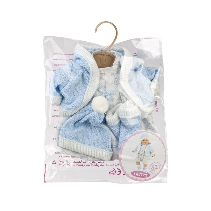 Babaruha, Llorens, 5 db, tarka, 33cm