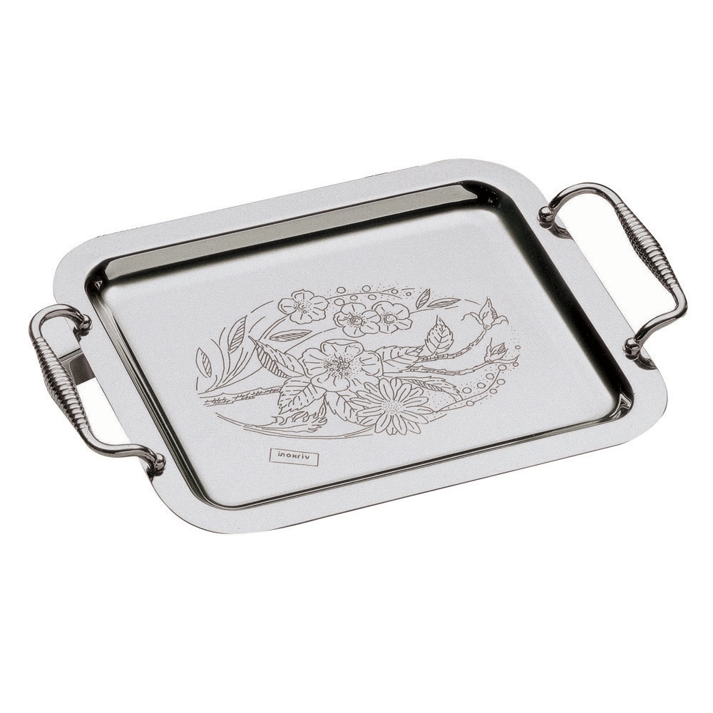 Tava dreptunghilara cu maner aurit Times, Inoxriv, 35 cm