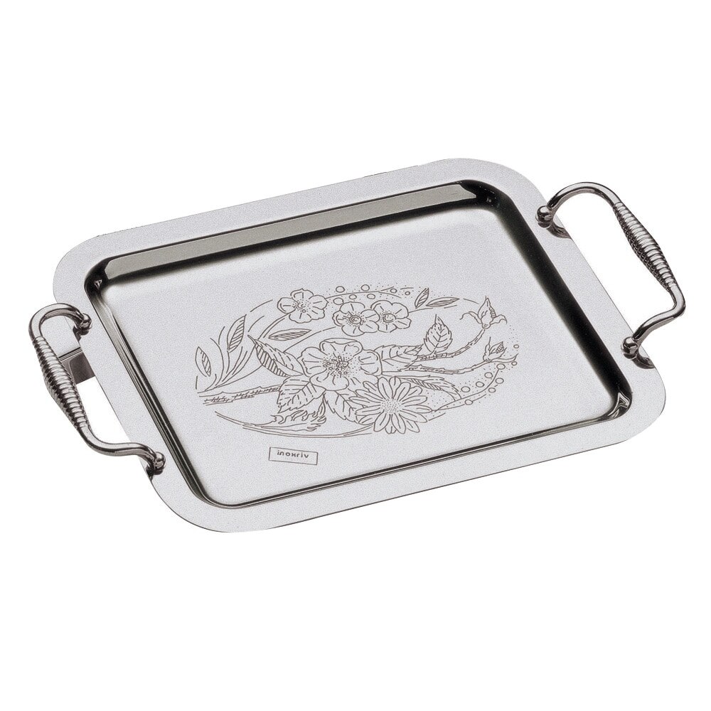 Tava dreptunghilara cu maner aurit Times, Inoxriv, 30 cm