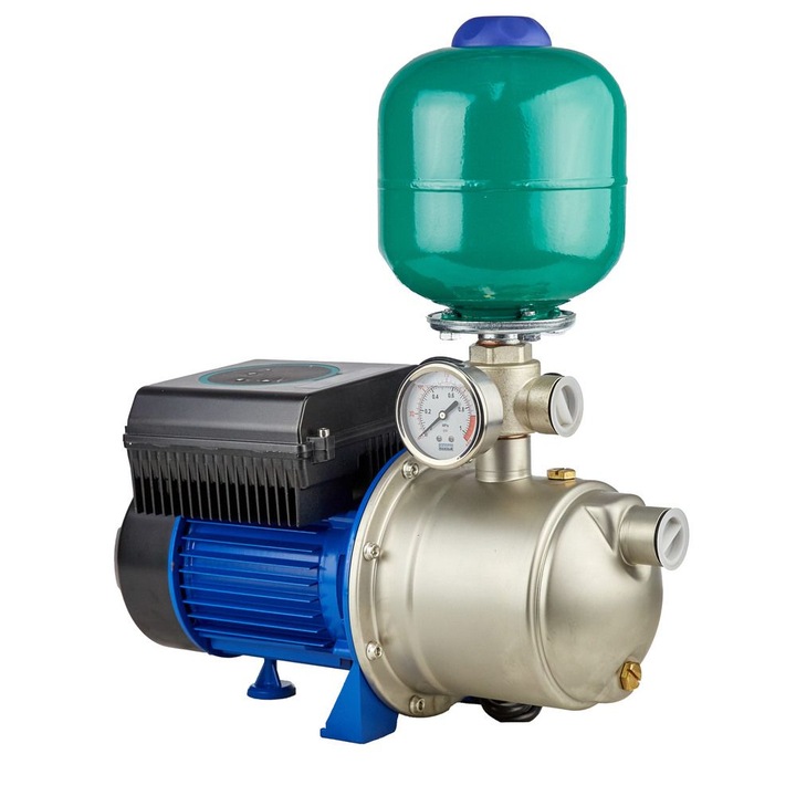 Hidrofor HE-TV-PX404-BOOSTER turatie variabila debit-130L/min presiune-45mCA Hmax-7m vas-3L DN-1"x1" 0.75kW-230V Energo