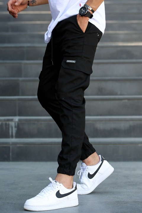 Ferfi nadrag Madmext, 1280997871, Polieszter, Fekete, L