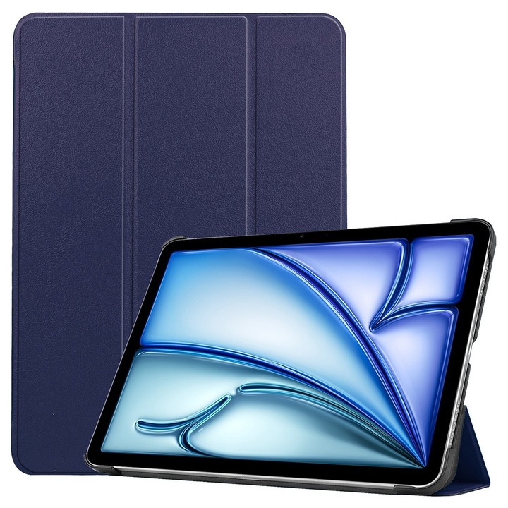 Husa Cu Grad Ridicat de Protectie pentru iPad Air 13 2024, X18, MicroTwine, Blue