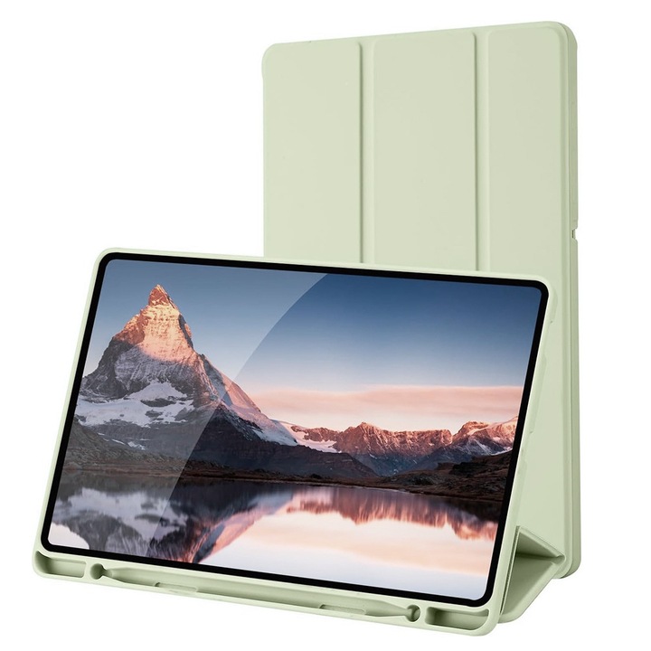 Калъф fixGuard Flex Trifold, Pencil Holder за Samsung Galaxy Tab S6 Lite (2020/2022/2024) - Matcha Green
