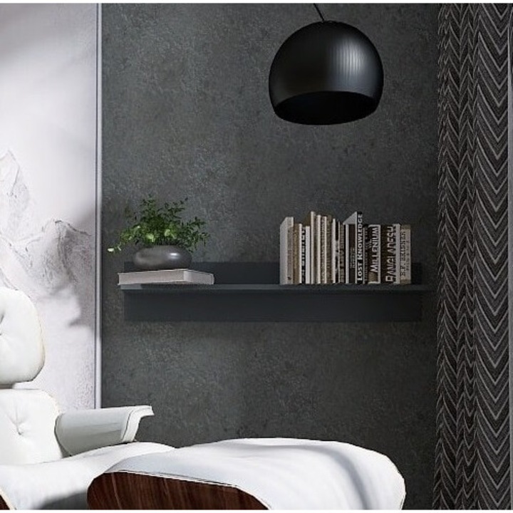 Етажерка рафт, Еверест, ПЛН-1 Лайт, Графит, 100x20x20 см