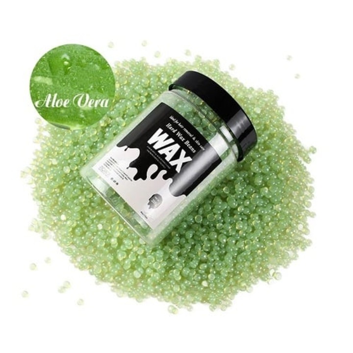 Szőrtelenítő viasz granulátum, Kemény viaszbab, Szőrtelenítő viasz, Aloe Vera, 200 g
