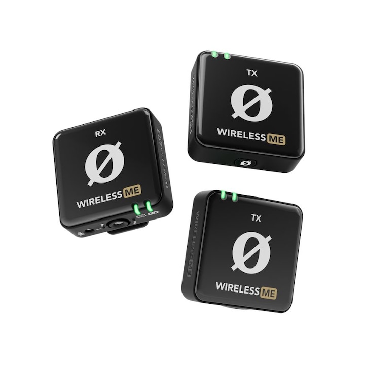 Безжична микрофонна система RODE Wireless ME DUAL, Черна