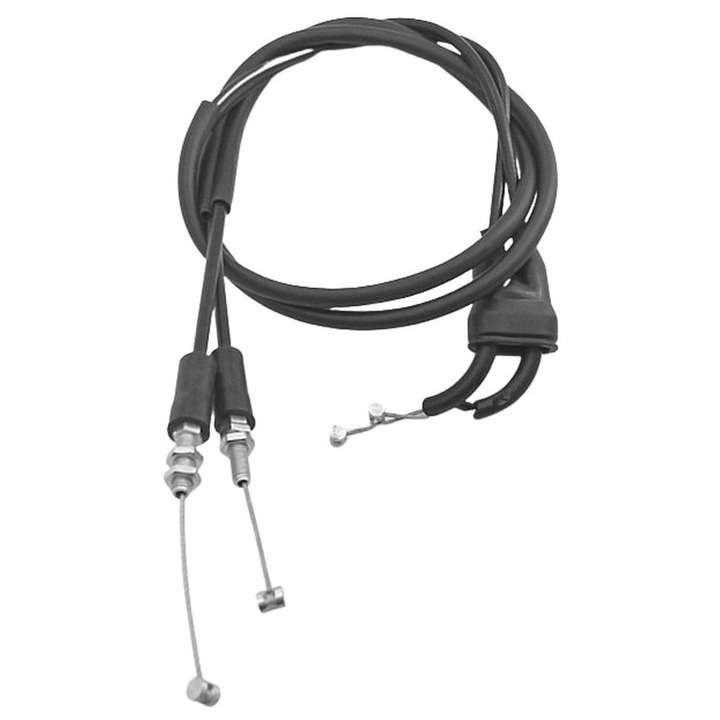 Set cabluri acceleratie Linmot pentru KTM EXC/SX/SMR/SMC, compatibil 250-660cc, 2003-2007