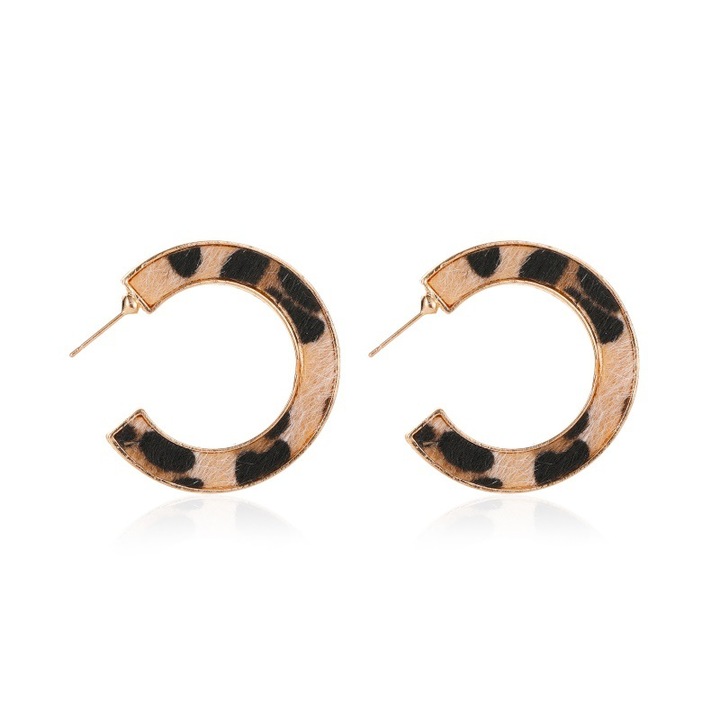 Női fülbevaló, Ötvözött/Ökológiai bőr, Többszínű