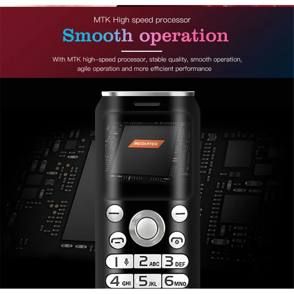 Telefon Mobil AIEK K8, Dual SIM, 2G, 480x320, 4.0", Negru