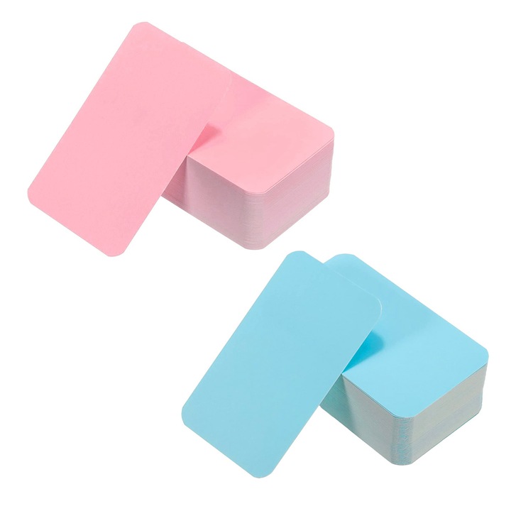 Set 180 foi cartonase mici albe pentru notite 9.5x5.5x3.5cm, 2 cutii