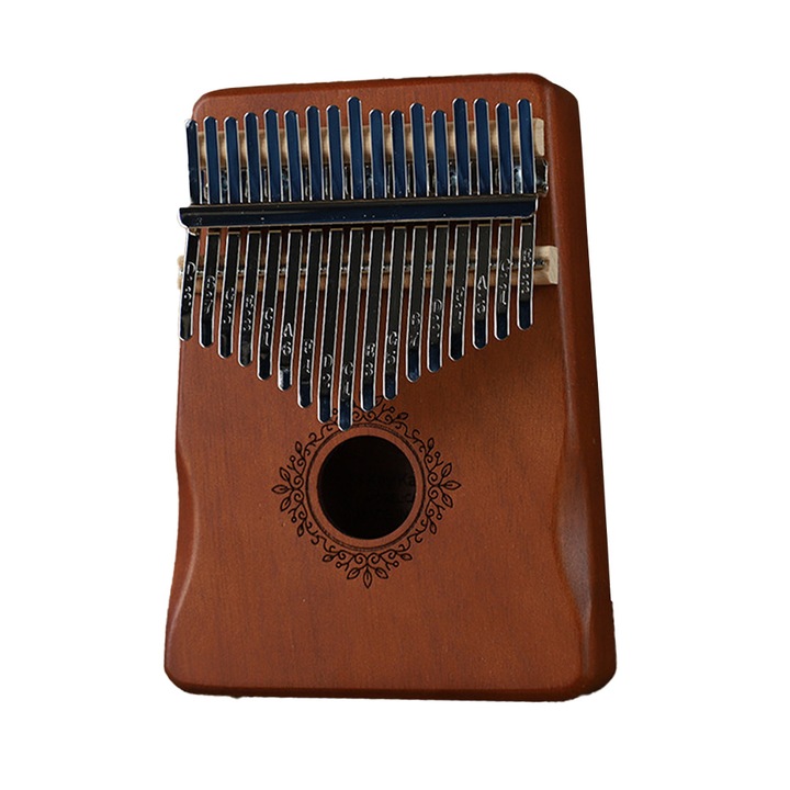 Pianina Kalimba 17 Taste, BGHYHYHI, din lemn solid, portabil, cu accesorii, pentru incepatori si profesionisti