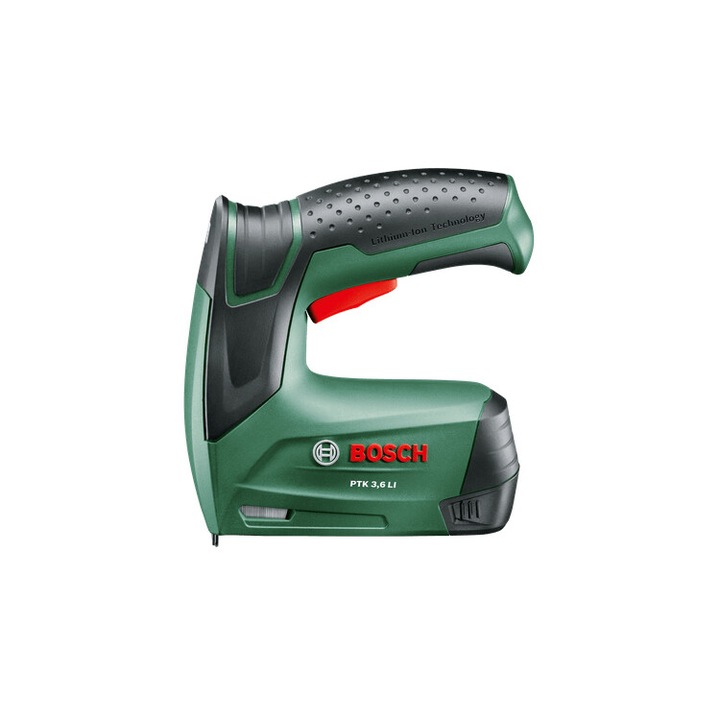 Pistol de capsat, Bosch, 4-10 mm, Li-Ion, 50 x 146 x 156 mm, Verde/Negru