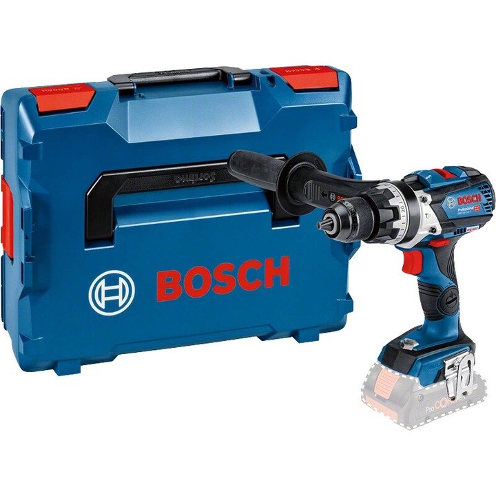 Aparat de gaurit Bosch GSB 18V-110 C, 2100 RPM, 1.3 cm, 18 V, 1.9 kg, negru, albastru