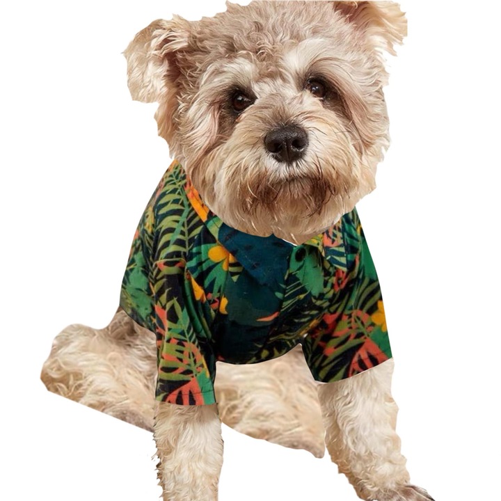 Camasa Caini Florala, Marimea S