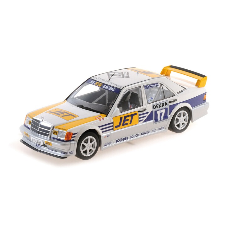 Modell Mercedes-Benz 190E 2,5-16 Evo 1 Team MS Jet Racing - Jorg van Ommen 1/300db #17 - 1/18 Minichamps