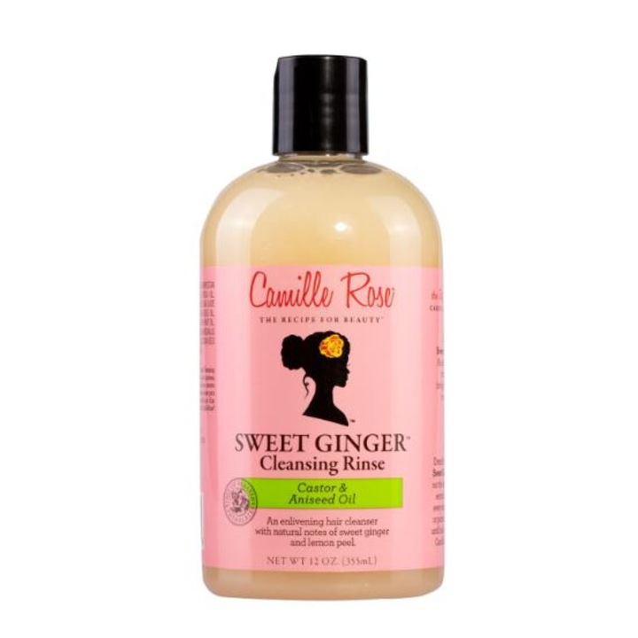 Sampon de curatare cu ulei de castor si ghimbir, Camille Rose, 355 ml