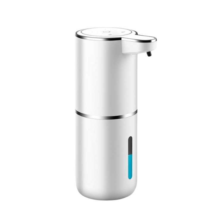 Intelligens habszappan adagoló, 380 ml, infravörös érzékelővel és USB töltéssel