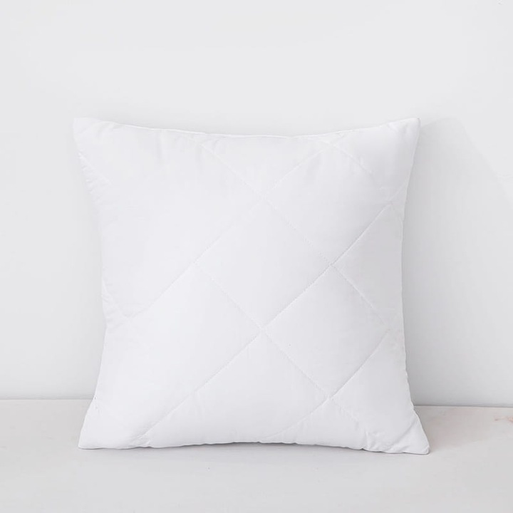 Perna antialergica Spod Igly i Nitki Simply, microfaza, 40x40cm, alba